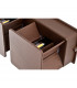Davos Rectangle Wall Lamp, 4 x 6W LED, 4000K, 2200lm, IP54, Rust Brown, 3yrs Warranty