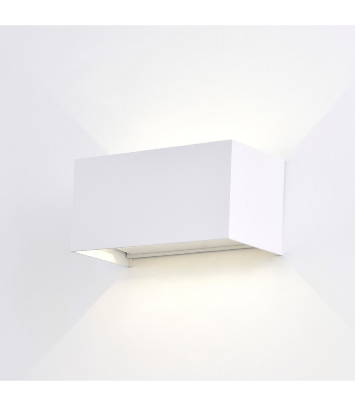 Davos Rectangle Wall Lamp, 4 x 6W LED, 4000K, 2200lm, IP54, White, 3yrs Warranty