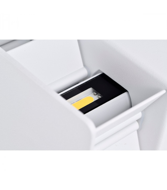 Davos Rectangle Wall Lamp, 4 x 6W LED, 4000K, 2200lm, IP54, White, 3yrs Warranty