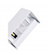Davos Rectangle Wall Lamp, 4 x 6W LED, 4000K, 2200lm, IP54, White, 3yrs Warranty