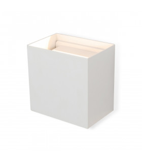 Davos XL Square Wall Lamp 2x10W LED 3000K 1830lm IP65 Sand White 3yrs Warranty-1