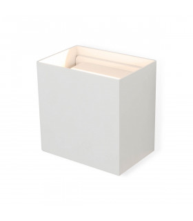 Davos XL Square Wall Lamp 2x10W LED 4000K 1830lm IP65 Sand White 3yrs Warranty-1