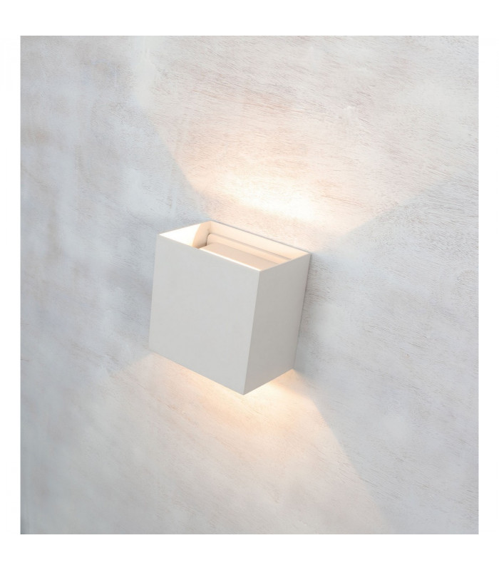 Davos XL Square Wall Lamp 2x10W LED 3000K 1830lm IP65 Anthracite 3yrs Warranty-3