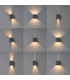 Davos XL Square Wall Lamp 2x10W LED 3000K 1830lm IP65 Anthracite 3yrs Warranty-8