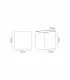 Davos XL Square Wall Lamp 2x10W LED 3000K 1830lm IP65 Anthracite 3yrs Warranty-9