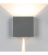 Davos XL Square Wall Lamp 2x10W LED 4000K 1830lm IP65 Anthracite 3yrs Warranty-7