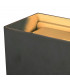 Davos XL Square Wall Lamp 2x10W LED 4000K 1830lm IP65 Sand Black 3yrs Warranty-5