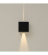 Davos XL Square Wall Lamp 2x10W LED 4000K 1830lm IP65 Sand Black 3yrs Warranty-7