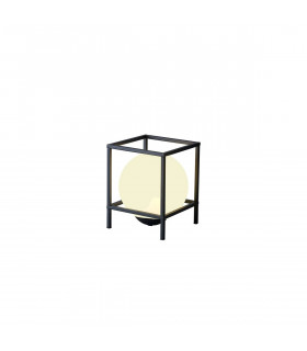Desigual Medium Table Lamp 1 Light E27 Matt Black-1