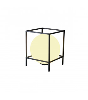 Desigual Large Table Lamp 1 Light E27 Matt Black-1