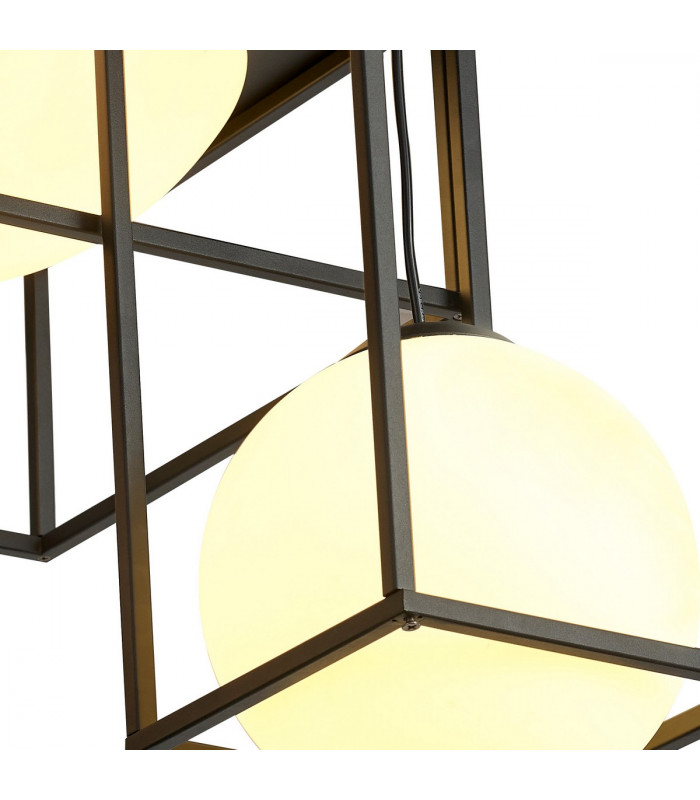 Desigual Semi Flush 5 Light E27 Matt Black-5