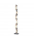 Duna GU10 Floor Lamp 6 Light L1/SGU10 Polished Chrome/White Acrylic CFL Lamps INCLUDED-1