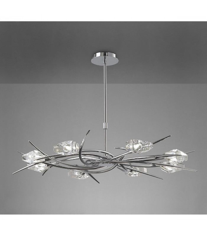 Eclipse Telescopic 8 Light G9 Polished Chrome-2