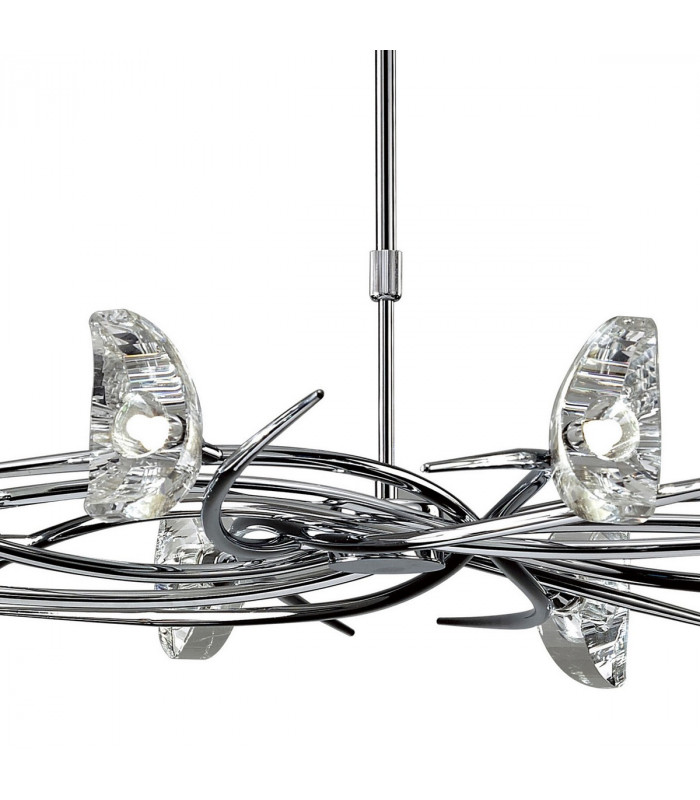 Eclipse Telescopic 8 Light G9 Polished Chrome-4