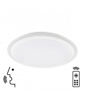 Edge Smart Ceiling, 56W LED, 3000-5000K Tuneable White, 3000lm, Remote Control, 3yrs Warranty