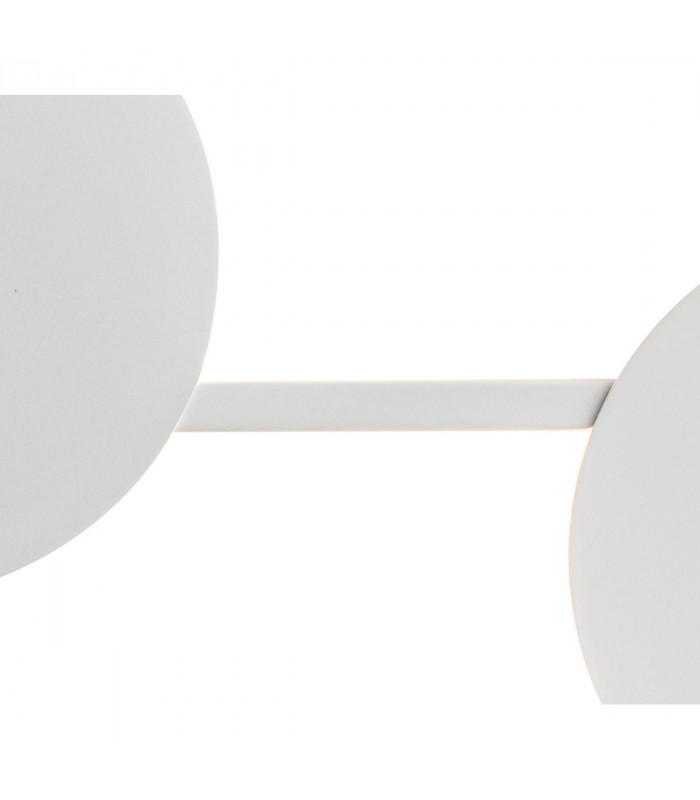 Eris 3 Light Wall Lamp 24W LED 3000K 1920lm White 3yrs Warranty-8