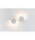 Eris 2 Light Wall Lamp 16W LED 3000K 1280lm White 3yrs Warranty-2