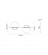 Eris 2 Light Wall Lamp 16W LED 3000K 1280lm White 3yrs Warranty-6