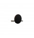 Eris 1 Light Wall Lamp 8W LED 3000K 640lm Black 3yrs Warranty-1