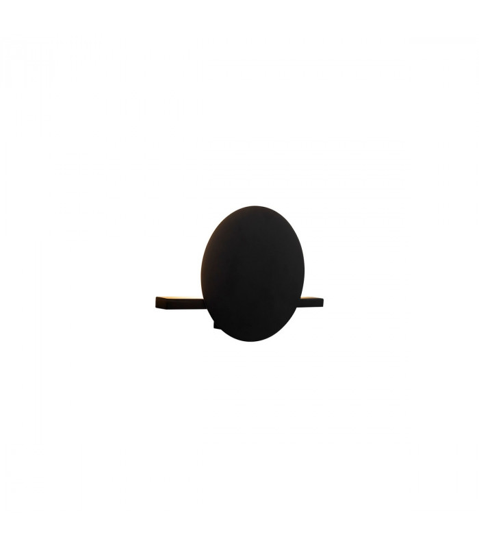 Eris 1 Light Wall Lamp 8W LED 3000K 640lm Black 3yrs Warranty-1