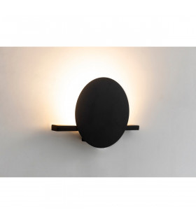 Eris 1 Light Wall Lamp 8W LED 3000K 640lm Black 3yrs Warranty-2