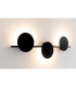 Eris 3 Light Wall Lamp 24W LED 3000K 1920lm Black 3yrs Warranty-2
