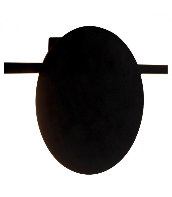 Eris 3 Light Wall Lamp 24W LED 3000K 1920lm Black 3yrs Warranty-4