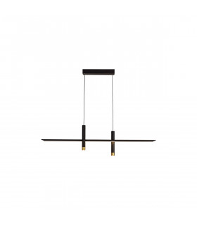 Esparta Linear Pendant 30W LED 3000K 1400lm Black / Gold 3yrs Warranty-1