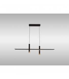 Esparta Linear Pendant 30W LED 3000K 1400lm Black / Gold 3yrs Warranty-2