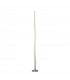 Estalacta Floor Lamp 1 Light GU10 Indoor/Outdoor IP44, Silver/Opal White