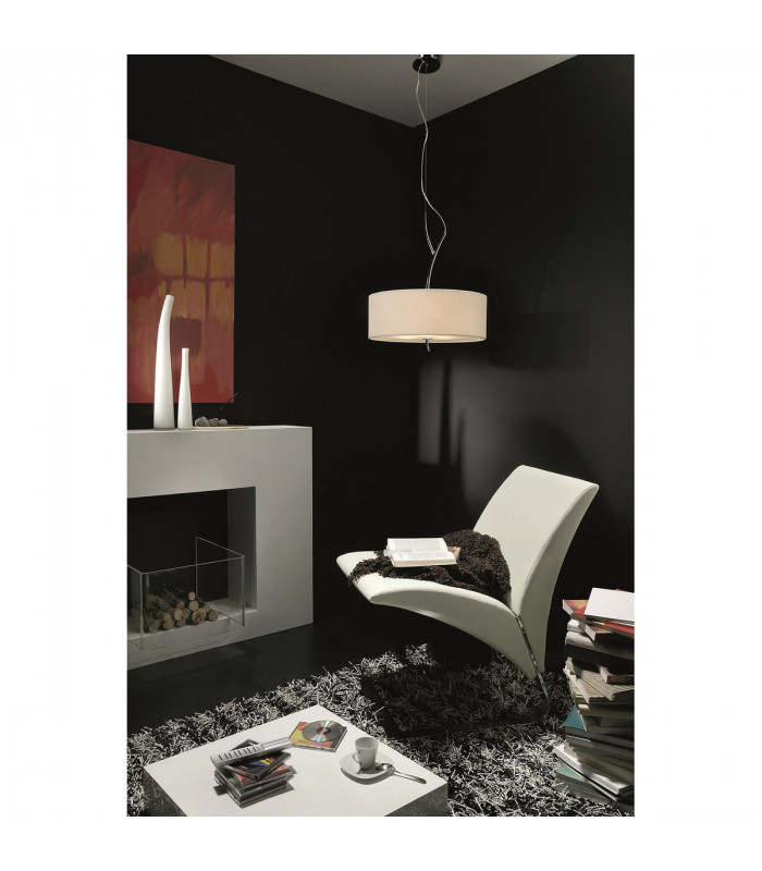 Eve Wall Lamp 2 Light E27 Polished Chrome With Black Oval Shades-3