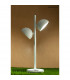 Eve Wall Lamp 2 Light E27 Polished Chrome With Black Oval Shades-5