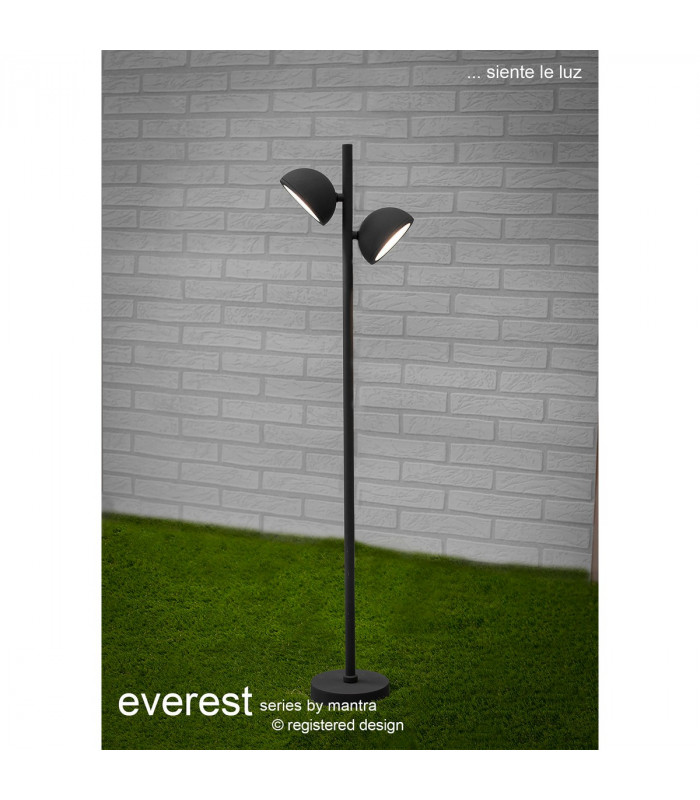 Eve Wall Lamp 2 Light E27 Polished Chrome With Black Oval Shades-6