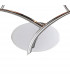 Eve Wall Lamp 2 Light E27 Polished Chrome With Black Oval Shades-7