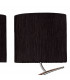 Eve Wall Lamp 2 Light E27 Polished Chrome With Black Oval Shades-9
