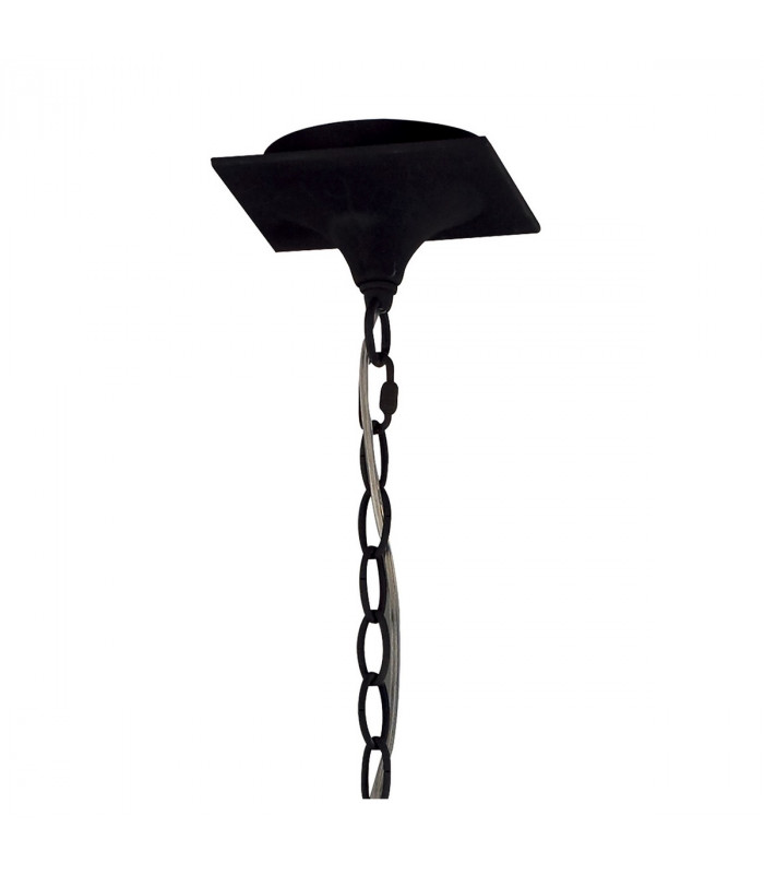 Eve Linear Pendant 2 Arm 4 Light E27 Anthracite With Black Oval Shades-3