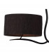 Eve Linear Pendant 2 Arm 4 Light E27 Anthracite With Black Oval Shades-6