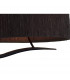 Eve Linear Pendant 2 Arm 4 Light E27 Anthracite With Black Oval Shades-7