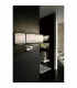 Eve Wall Lamp 3 Light E27 Polished Chrome With White Oval Shades-3
