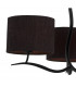 Eve Pendant 3 Light E27 Anthracite With Black Round Shades-6