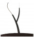Eve Pendant 3 Light E27 Anthracite With Black Round Shade-4