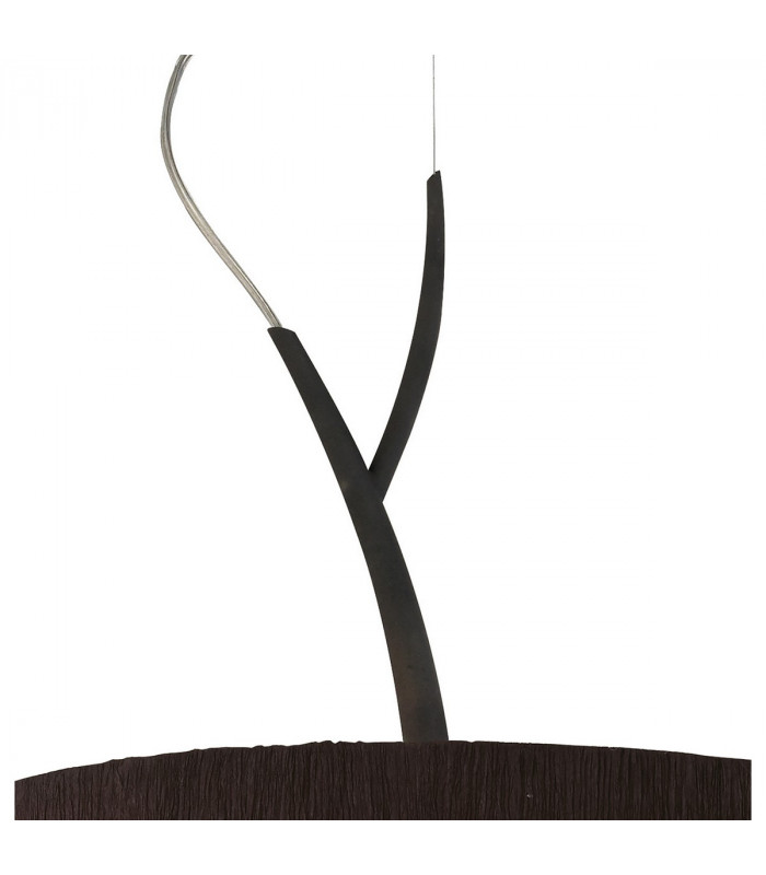 Eve Pendant 3 Light E27 Anthracite With Black Round Shade-4