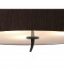 Eve Pendant 3 Light E27 Anthracite With Black Round Shade-6
