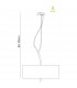 Eve Pendant 3 Light E27 Anthracite With Black Round Shade-7
