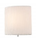Eve Wall Lamp 1 Light E27 Polished Chrome With White Oval Shade-5