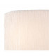 Eve Wall Lamp 1 Light E27 Polished Chrome With White Oval Shade-6