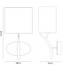 Eve Wall Lamp 1 Light E27 Polished Chrome With White Oval Shade-7