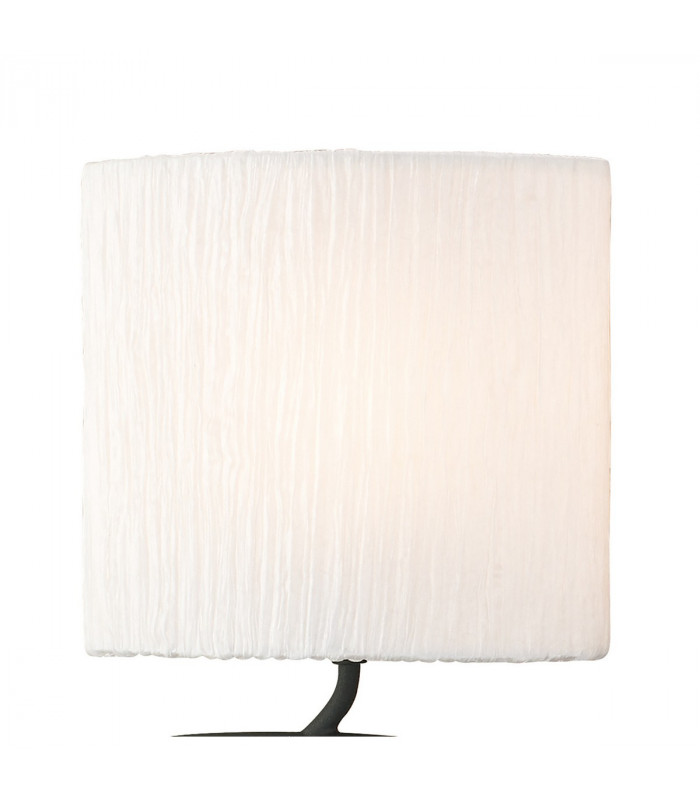 Eve Wall Lamp 3 Light E27 Anthracite With White Oval Shades-6
