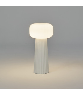 Faro Table Lamp 1 Light E27 White-2