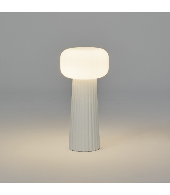 Faro Table Lamp 1 Light E27 White-2
